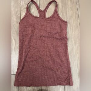 Lululemon Women's Ribbed Tank Top - Rust